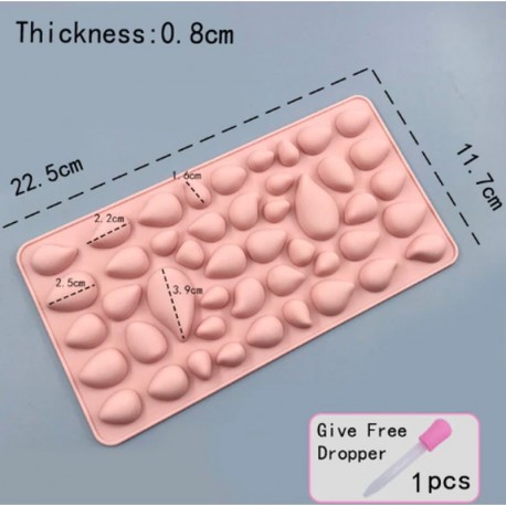 CP Tear Drop Silicone Mould 46 cavity