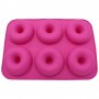 Donut silicone tray 6 cavity