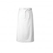 Chef Works Bar Apron 3/4 White - B3 Chef Works,Cooks Plus