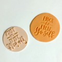 Little Biskut Trick or Treat Yo Self Stamp - 60mm