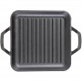 Lodge Cookware Square Cast Iron Chef Style Grill Pan - 28cm