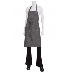 Chef Works Corvallis Bib Apron - Black/Grey -  ABXX052