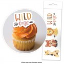 Cake Craft Wild One Wafer Toppers 16pc