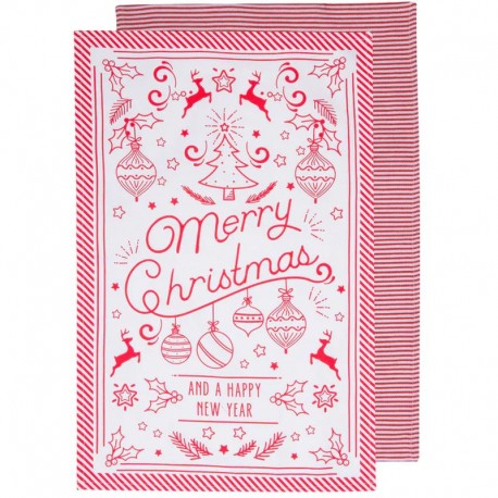 LD Jingle Tea Towels 2pk