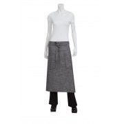 Chef Works Corvallis 3/4 Apron - Black/Grey - ALWXX022 Chef