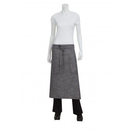 Chef Works Corvallis 3/4 Apron - Black/Grey - ALWXX022 Chef