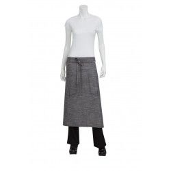 Chef Works Corvallis 3/4 Apron - Black/Grey -  ALWXX022