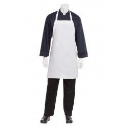 Chef Works Bib Apron - White -  APKDC