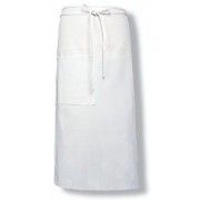 Chef Works 3/4 Bistro Apron - White - F24 Chef Works,Cooks Plus