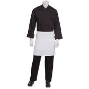 Chef Works 1/2 Bistro Apron - White - F28 Chef Works,Cooks Plus