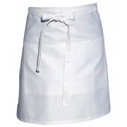 Chef Works 1/2 Bistro Apron - White - F28 Chef Works,Cooks Plus