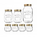 Kilner Glass Jar Preserving Set - 7 piece set