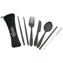 Appetito Travellers Cutley Set - 6 Piece - Black Appetito,Cooks