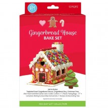 D.Line 7pc Gingerbread House 7pc Set