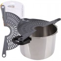 Appetito Pot Drainer & Pourer - Charcoal