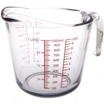 Kitchen Classics Glass Measure Jug - 4 cup 1 Litre D.Line,Cooks