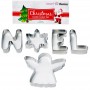 Christmas Cookie Cutter Pack - Noel - 5 piece Sweet