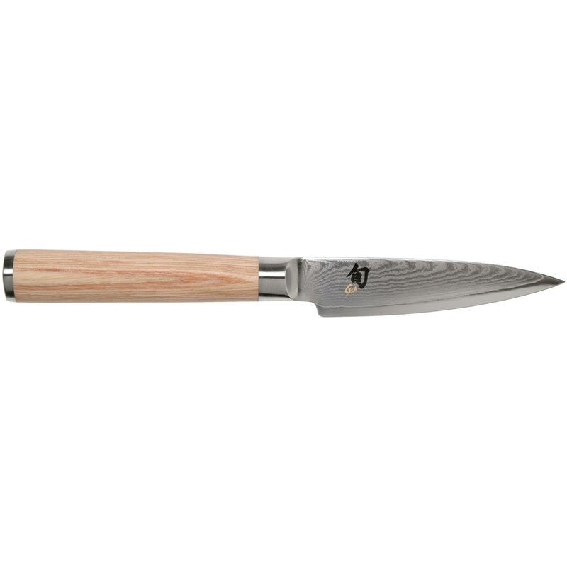 Shun DM0706W Classic Blonde Chef's Knife 8 inch VG-MAX Damascus Blade,  Blonde Pakkawood Handle