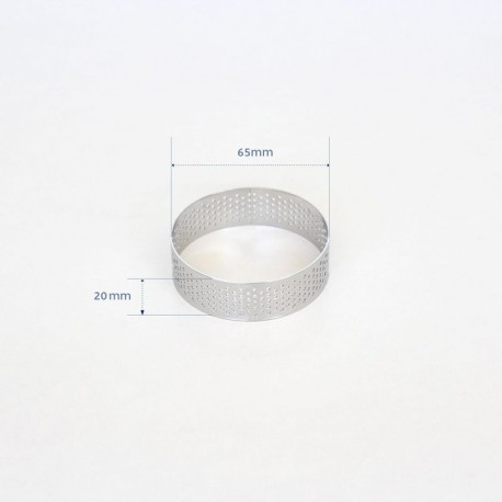 Loyal Bakeware Perforated Ring Stainless Steel - 65mm ,Cooks