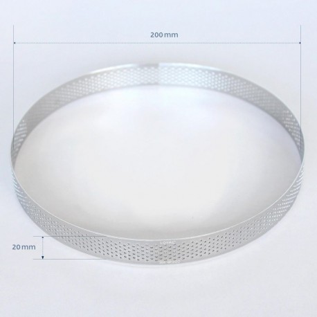 Loyal Bakeware Perforated Ring Stainless Steel - 200x20mm