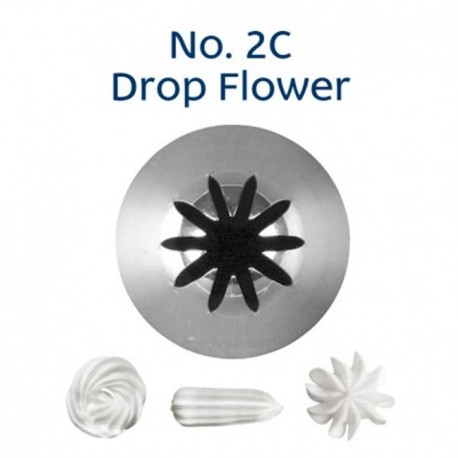 Loyal Bakeware Drop Flower Medium Stainless Steel - 2C