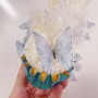 More Cuppies Powder Puff Blue Foil Cupcake Liners 24pk Moreish