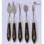 More Texture Custom Professional 5 Piece Palette Knife Set