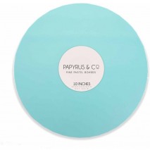 Papyrus Round Masonite Cake Board - 10inch - Pastel Blue Bake