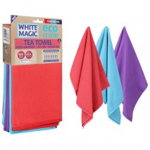 WM Eco Cloth Tea Towel 3pk Rainbow