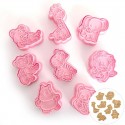 Cake Craft Cookie Cutters - Jungle - 8 Piece Set