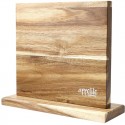 Appetito Magnetic Knife Stand Double Sided Acacia Block