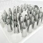 Cake Craft Piping Tip Set - 56 pieces Cake Craft,Cooks Plus