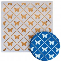 Butterfly Trellis Cookie Stencil Sweet Themes,Cooks Plus