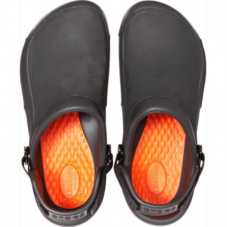 Crocs Bistro Pro Literide Clog Black Crocs Shoes,Cooks Plus