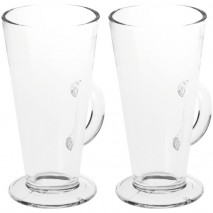 Avanti Latte Glass 250ml x2pc