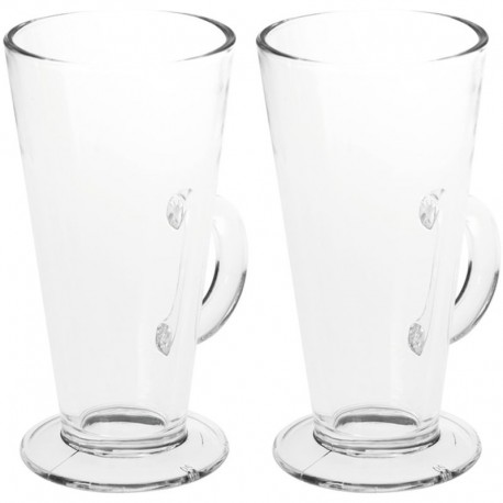 Avanti Latte Glass 250ml x2pc