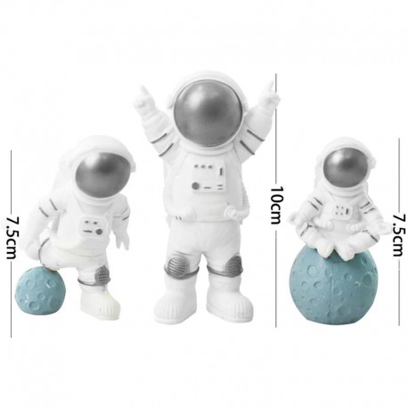 Buy Astronaut Cake Topper Set - 3 pc Silver,,Cooks Plus, cooksplus,