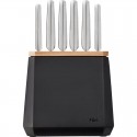 Furi Stone Knife Block Set Midnight 7 Piece