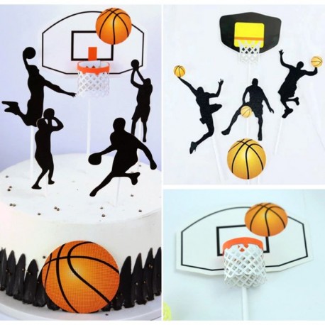 Basketball Cake Toppers - assorted Unbranded,Cooks Plus