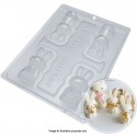 BWB Small Easter Bunnies Mould - 3 piece