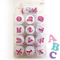 Cake Craft Large Uppercase Alphabet Plunger Cutter Cake