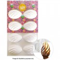 Cake Craft Small Swirl Egg Silicone Mould