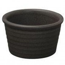 ZUMA CHARCOAL RAMEKIN-RIBBED, 85x50mm