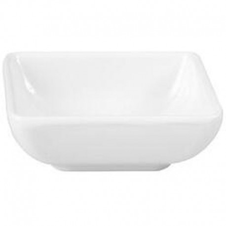 RYNER SQUARE SAUCE DISH-WHITE, 70x70mm