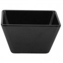 Ryner Melamine Square Bowl - 10 x 10 x 6cm Black