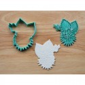 3 Lil BugsDried Palm Arrangement Cookie Stamp and Cutter