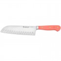 Wusthof Classic Colour Santoku with Hollow Edge 17cm- Coral Peach