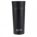 Oasis Stainless Steel Double Wall Insulated Travel Mug 360ml - Black