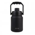 Oasis Stainless Steel Double Wall Insulated Mini Jug w handle 1.2L - Black