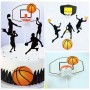 Cake Topper Basketball 5pc Assorted